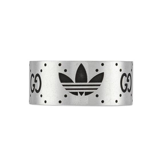 NIB Gucci x Adidas Engraved Extra-wide Ring In Undefined Size 21 - Picture 2 of 11